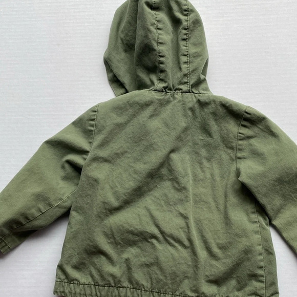 Toddler Old Navy Army Green and Pink Knit Jacket size 18-24 girls - Picture 4 of 4